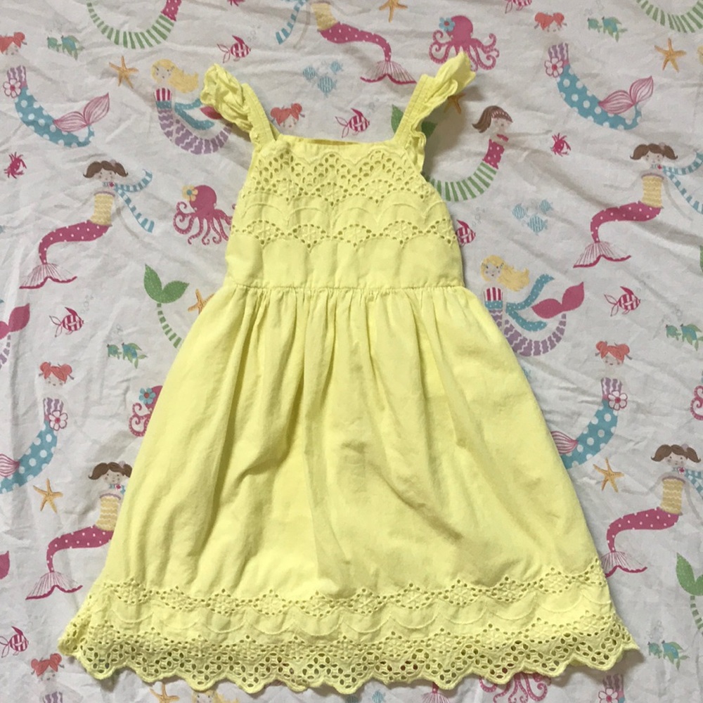 Adorable yellow Cat & Jack spring dress size 6/6x